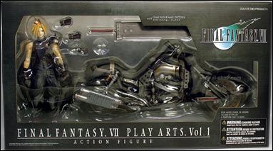 Final Fantasy VII (Play Arts) Box Set figure 1 Cloud Strife & Hardy Daytona