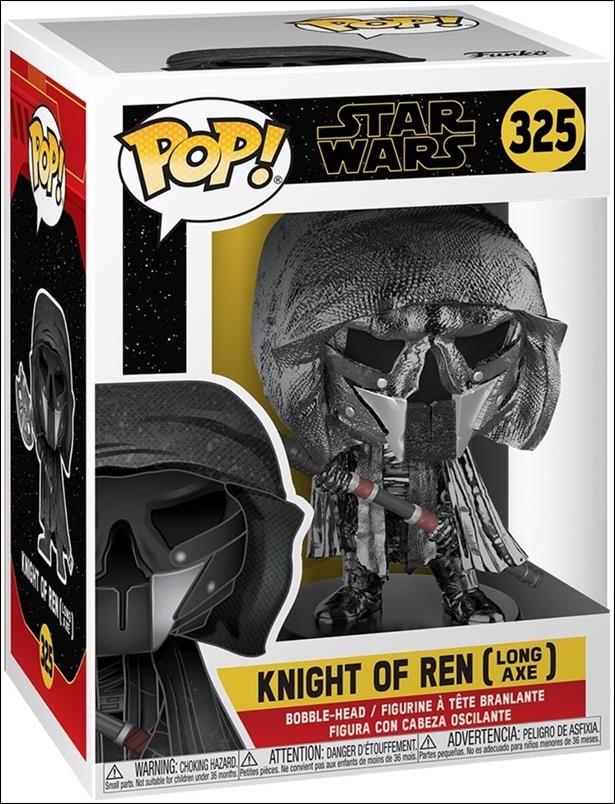POP! Star Wars figure 325-B Knight of Ren (Long Axe) (Chrome)