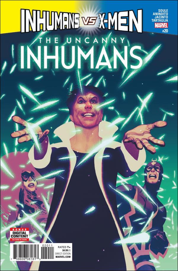Uncanny Inhumans issue 20 Frazer Irving Cover