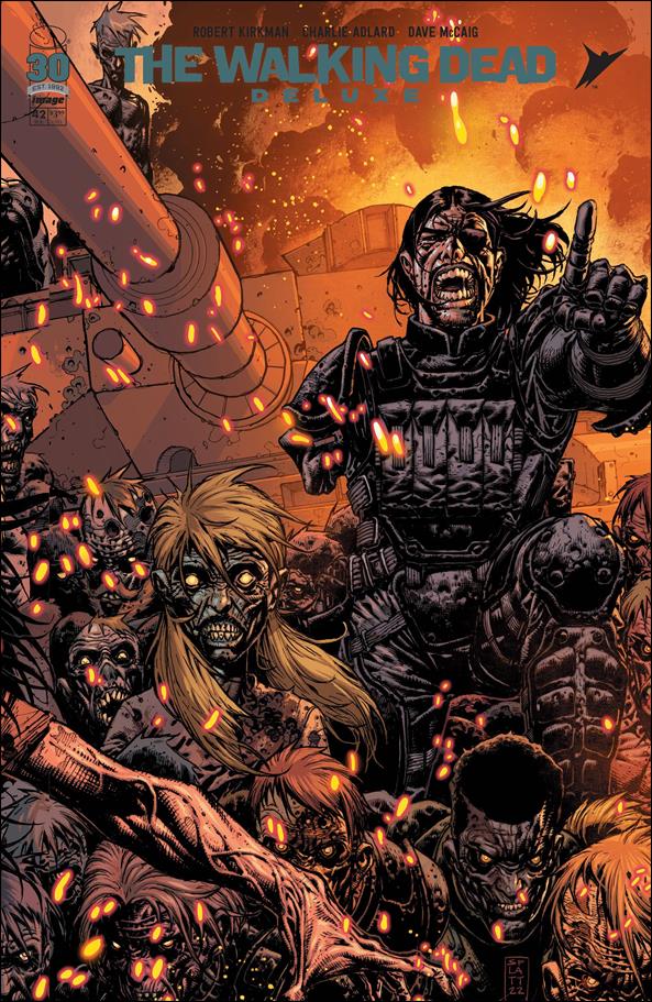 Walking Dead Deluxe issue 42-C Stephen Platt Cover