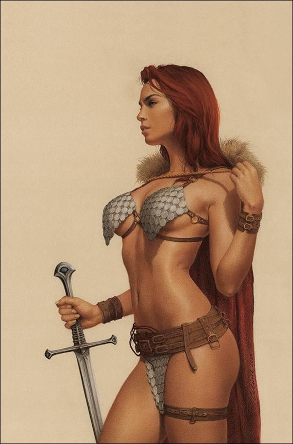 Invincible Red Sonja issue 1-U Celina Virgin Cover