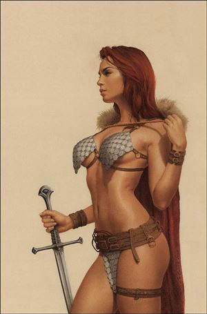Invincible Red Sonja issue 1-U Celina Virgin Cover