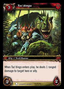 World of Warcraft: Heroes of Azeroth (Base Set) card 260 Taz'dingo