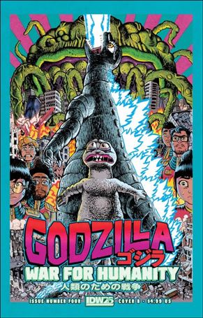 Godzilla: War for Humanity issue 4-B Jake Smith Cover