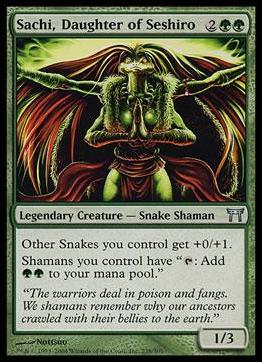 Magic the Gathering: Champions of Kamigawa (Base Set) card 238 Sachi, Daughter of Seshiro