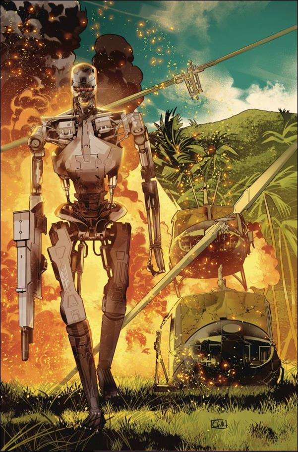 Terminator (2024) issue 3-K Edwin Galmon 1:15 Foil Virgin Cardstock Cover