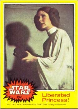 Star Wars: Series 3 (Base Set) card 192 Liberated Princess!