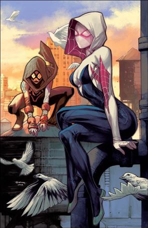 Edge of Spider-Verse (2022) issue 1-K Stephen Segovia 616/Bird City Comics Virgin Cover