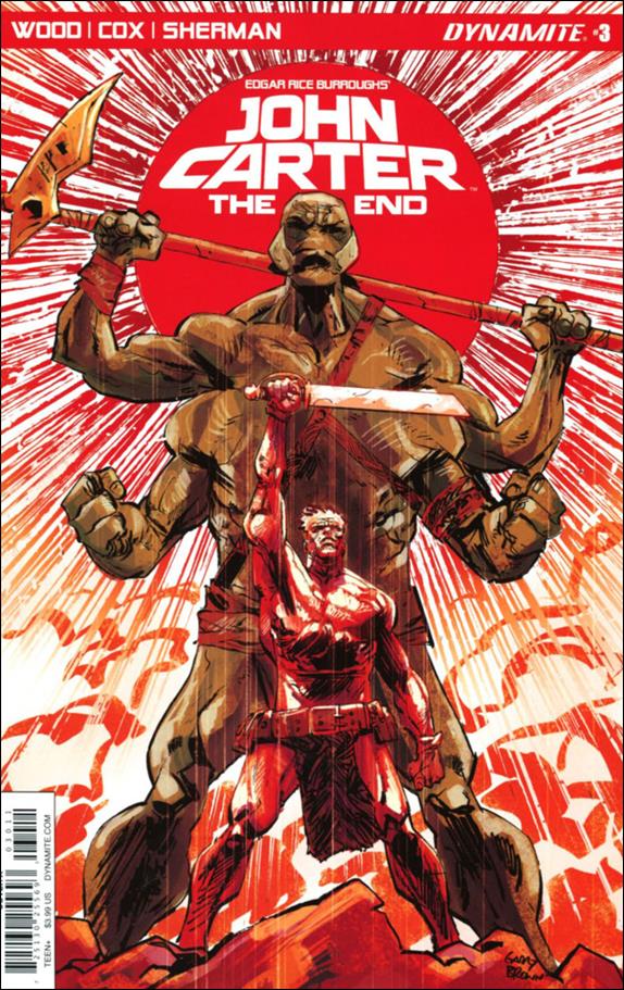 John Carter: The End issue 3 Garry Brown Cover