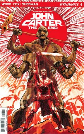 John Carter: The End issue 3 Garry Brown Cover