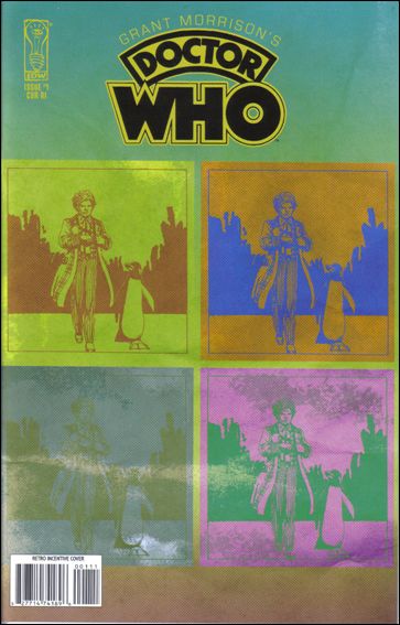 Grant Morrison's Doctor Who issue 1-B 1:10 Retro Cover