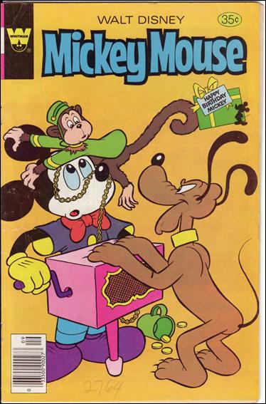 Walt Disney's Mickey Mouse issue 187-B Whitman Cover