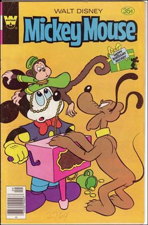 Walt Disney's Mickey Mouse issue 187-B Whitman Cover
