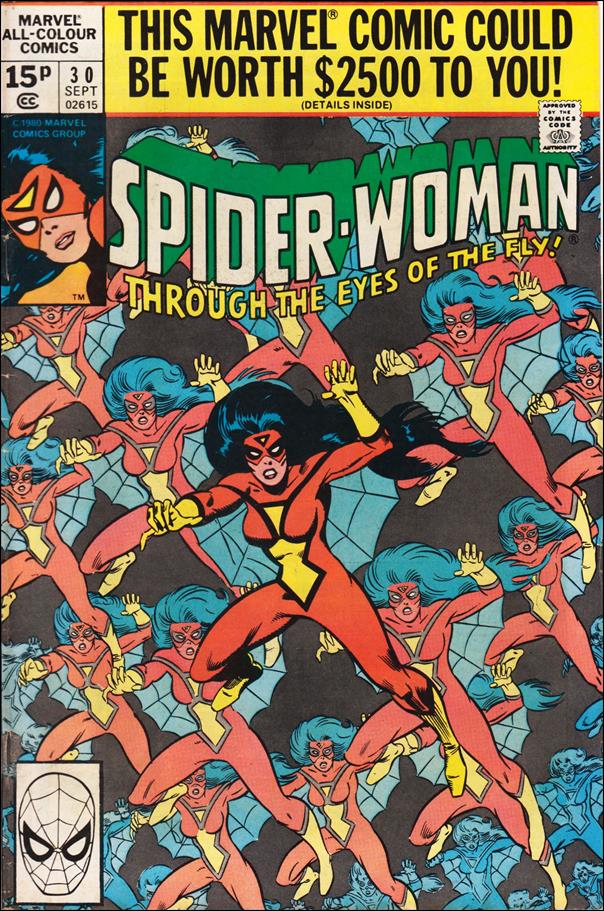 Spider-Woman (1978) issue 30-B UK Price Cover