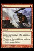 Magic the Gathering: Coldsnap (Base Set) card 97 Skred