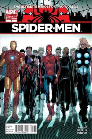 Spider-Men issue 5-C Sara Pichelli 1:100 Cover