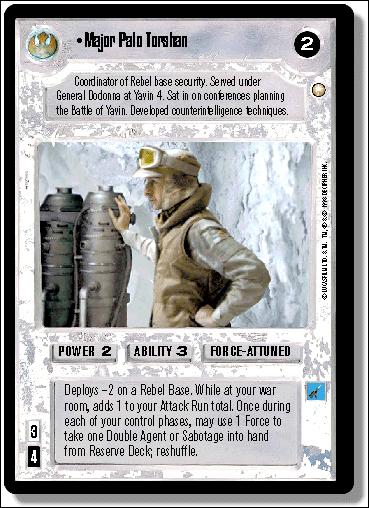 Star Wars: Special Edition Limited (Base Set) card 207 Major Palo Torshan