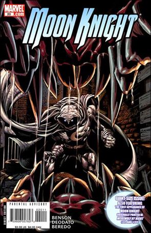 Moon Knight (2006) issue 20 Mike Deodato Jr. Standard Cover