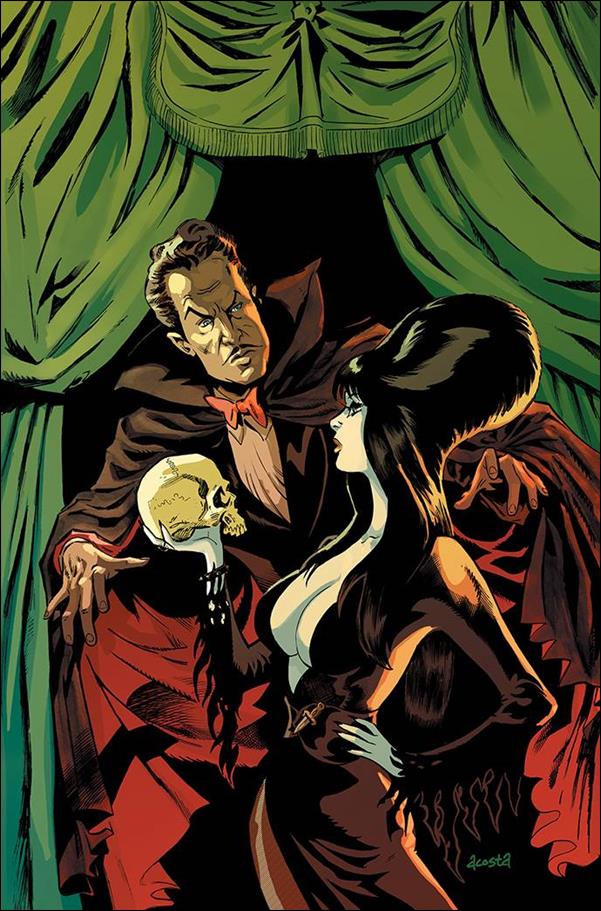 Elvira Meets Vincent Price issue 1-Q Dave Acosta Virgin Cover