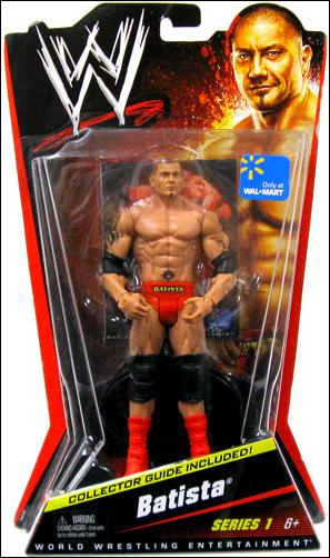 WWE (Series 01) figure 1-C Batista (with Collector's Guide)
