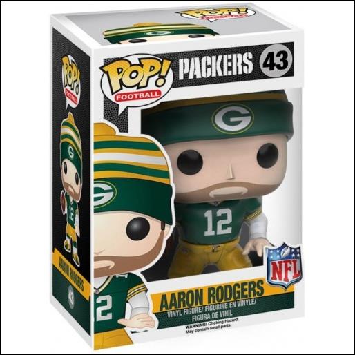 Pop! Football (NFL) figure 43 Aaron Rodgers