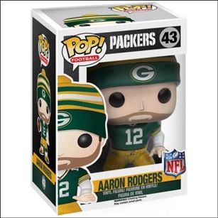Pop! Football (NFL) figure 43 Aaron Rodgers
