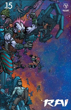 Rai (2014) issue 15-D Ryan Lee 1:20 Mega-Cover