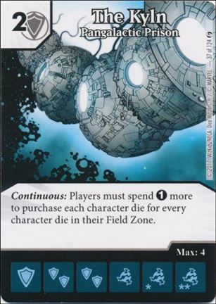 Marvel Dice Masters Guardians of the Galaxy  card 37 The Kyln: Pangalactic Prison
