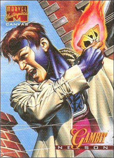 1995 Marvel Masterpieces (Canvas Subset) card 7 Gambit