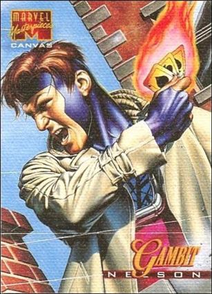 1995 Marvel Masterpieces (Canvas Subset) card 7 Gambit