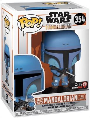 POP! Star Wars figure 354 Death Watch Mandalorian (Two Stripes) GameStop