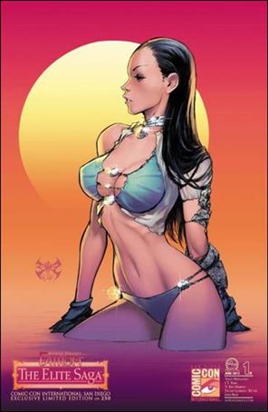 Michael Turner's Fathom: The Elite Saga issue 1-D Joe Benitez San Diego Comic-Con Cover 1/250