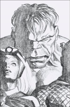 Immortal Hulk issue 37-D Alex Ross 1:100 Timeless Virgin Sketch Cover