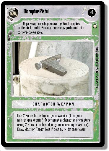 Star Wars: Special Edition Limited (Base Set) card 319 Disruptor Pistol