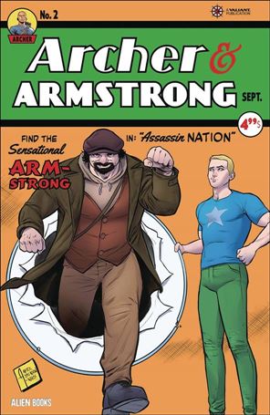 Archer & Armstrong: Assassin Nation issue 2-B Andres Ponce Homage Cover