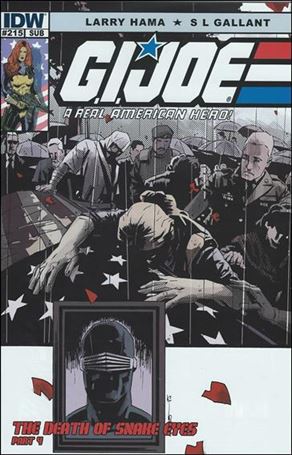 G.I. Joe: A Real American Hero issue 215-B Larry Hama Subscription Cover