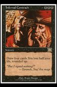 Magic the Gathering: 6th Edition (Base Set) card 139 Infernal Contract