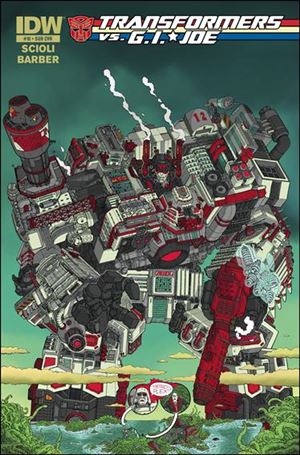 Transformers vs G.I. Joe issue 10-B Ulises Farinas Subscription Cover
