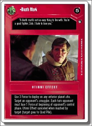 Star Wars: Hoth Revised (Base Set) card 29 Death Mark