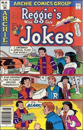 Reggie's Wise Guy Jokes issue 49