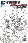 Transformers: Heart of Darkness issue 3-C Ulises Farinas 1:10 Black and White Cover