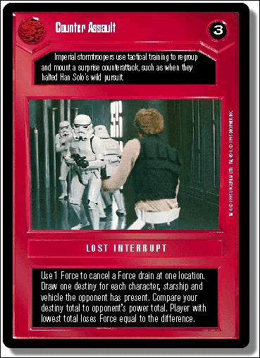 Star Wars: Premiere Limited (Base Set) card 74 Counter Assault