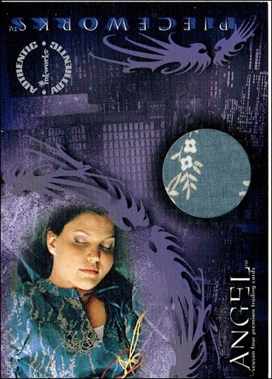 Angel: Season Four (Pieceworks Subset) card PW2 Charisma Carpenter as Cordelia Chase - Blue Blouse