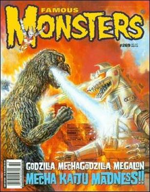 Famous Monsters of Filmland issue 269-B Godzilla vs Mechagodzilla Newsstand Cover