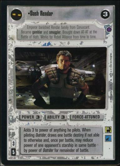 Star Wars: Reflections II: Expanding the Galaxy (Base Set) card 83 Dash Rendar