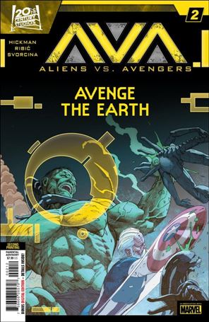 Aliens vs. Avengers issue 2-E Esad Ribić Cover (Second Printing)