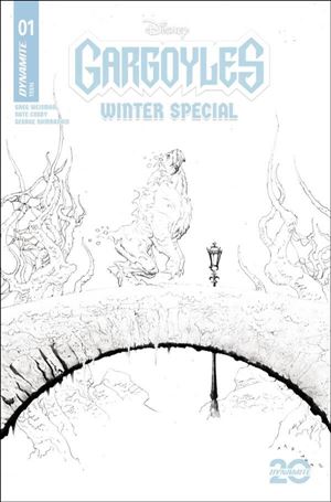 Gargoyles Winter Special issue 1-E Jae Lee B&W 1:10 Cover