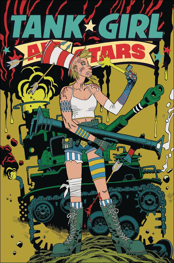 Tank Girl All Stars issue 4-C Mike McMahon Cover