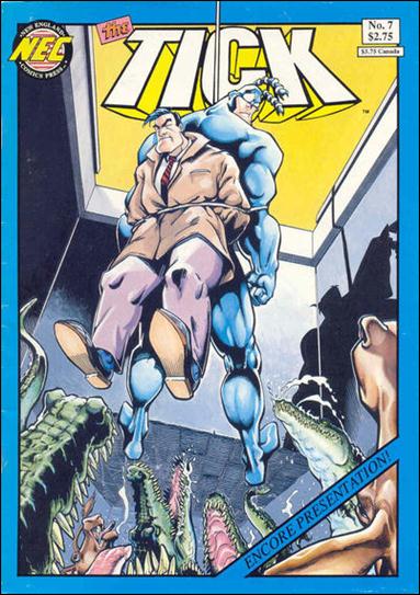 Tick (1988) issue 7-C Blue Border Cover (3rd Printing)
