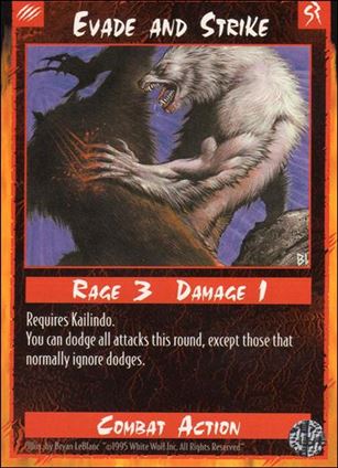 Rage Limited (Base Set) card 70 Evade and Strike 